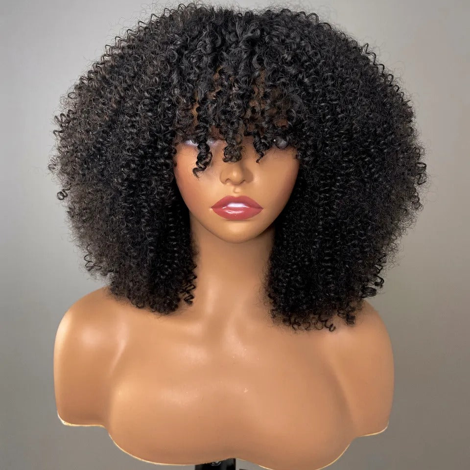 Fringe Curly Wig