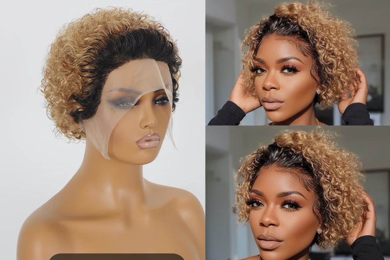 Color Pixie wigs