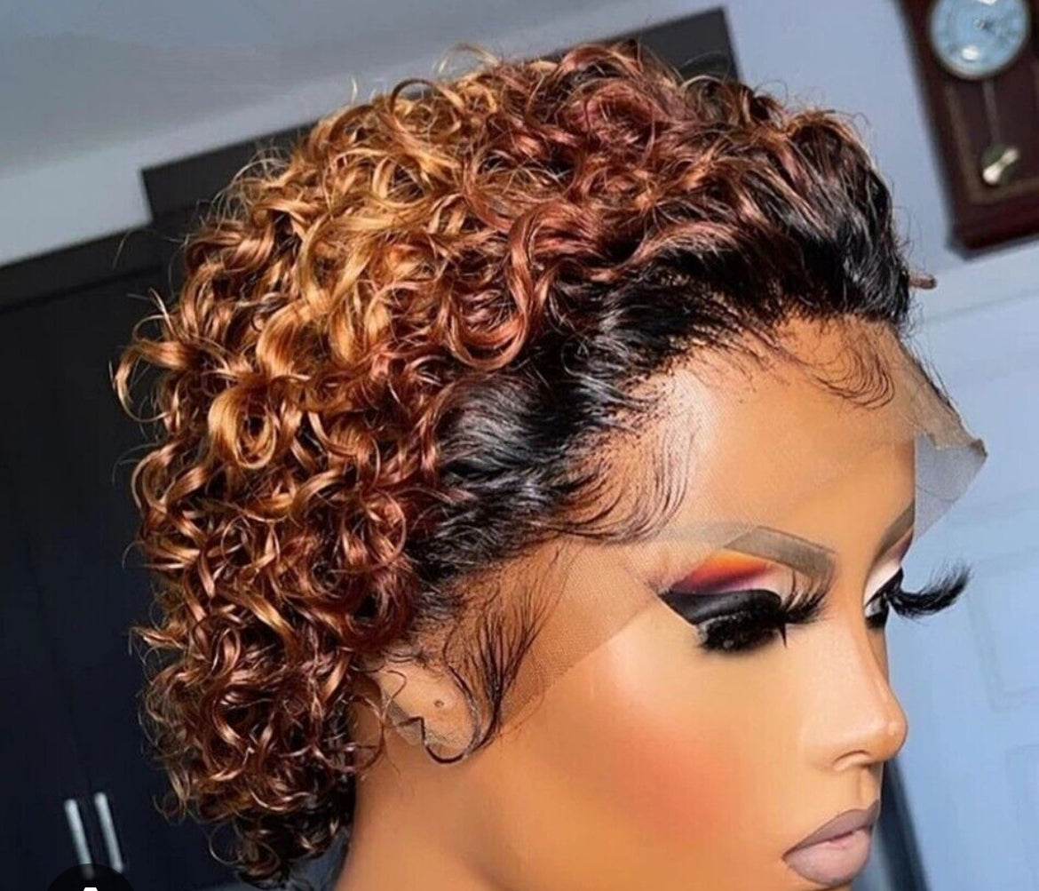 Color Pixie wigs