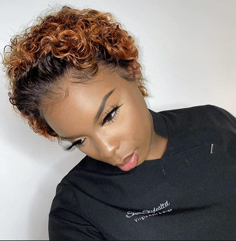 Color Pixie wigs