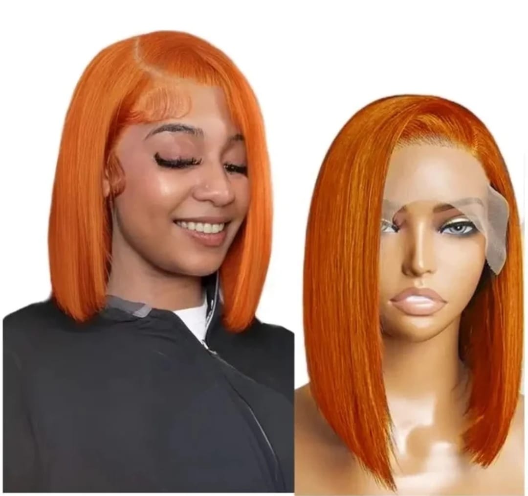 14" Ginger Bob Wig