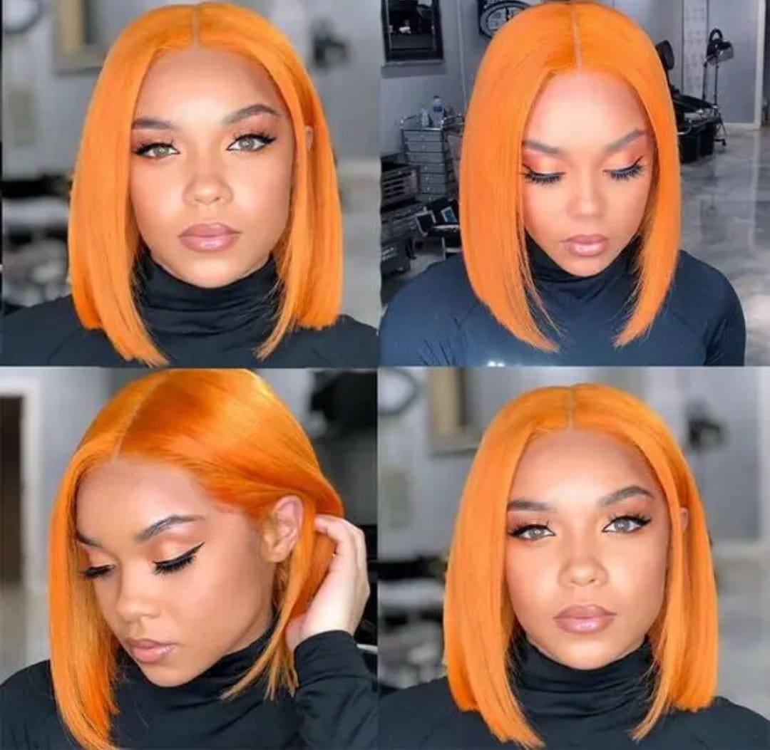 14" Ginger Bob Wig