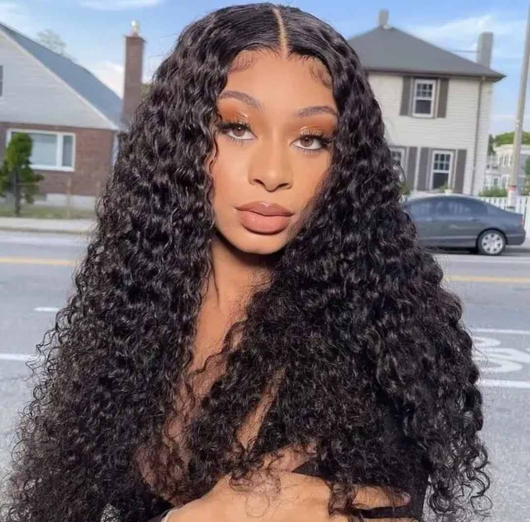 20" Water wave lace wig