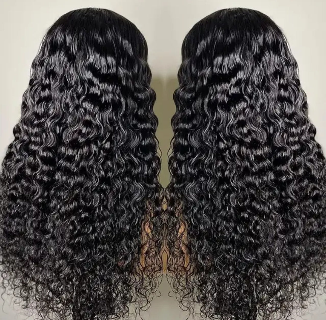 20" Water wave lace wig