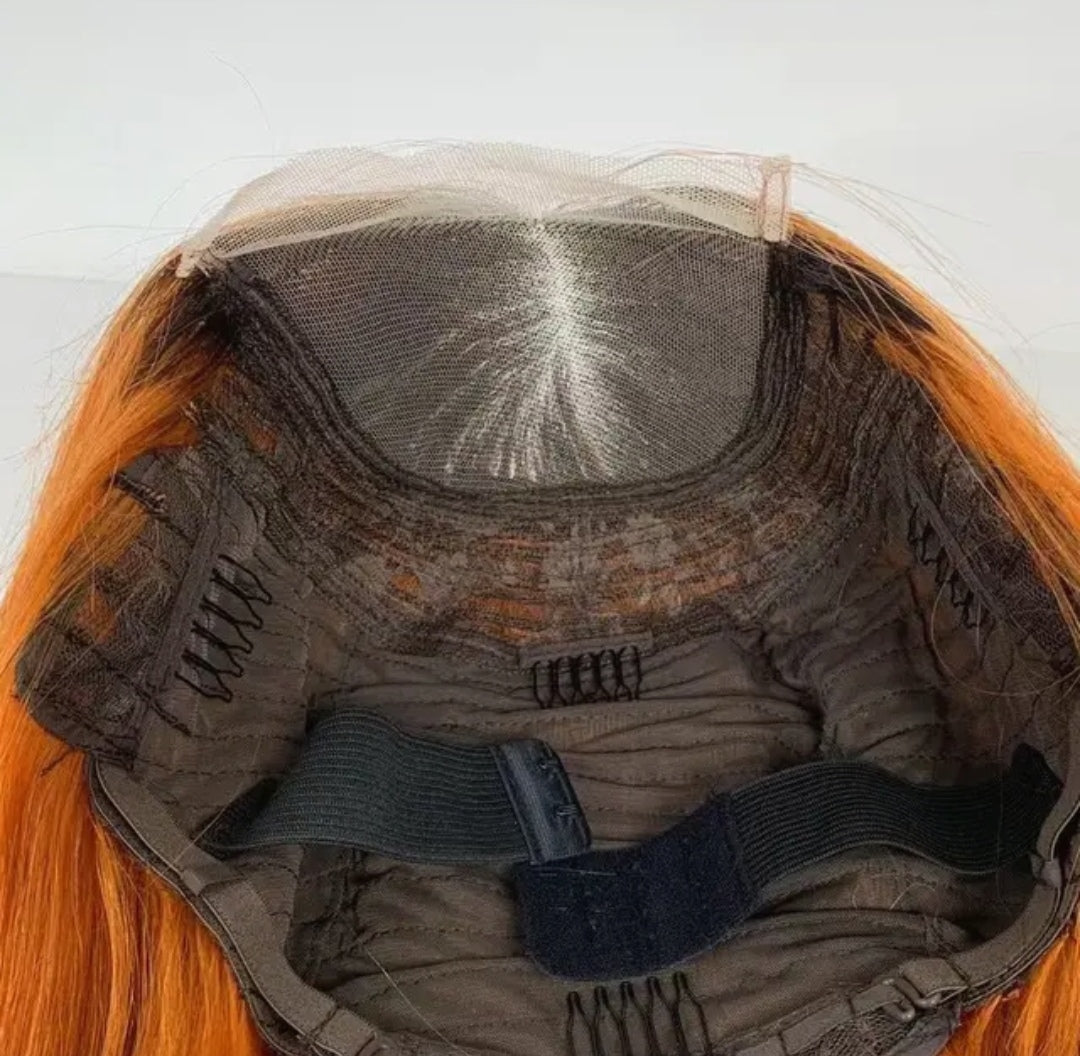 10" Ginger Bob wig