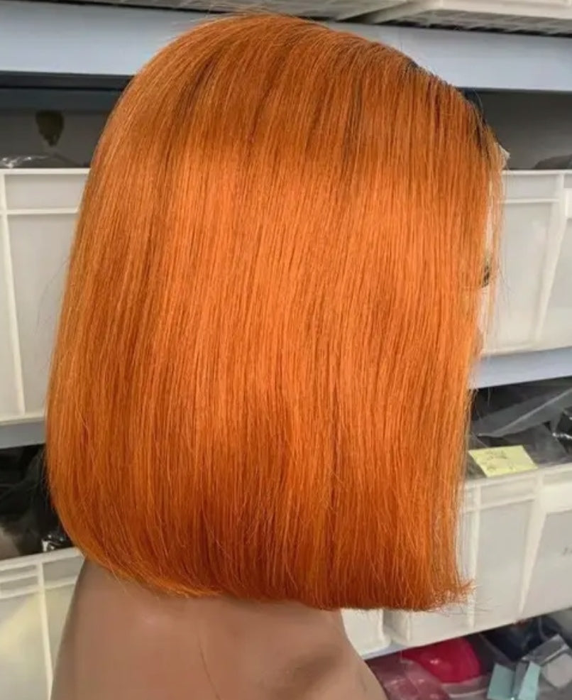 10" Ginger Bob wig