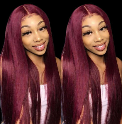 99j color T lace wig