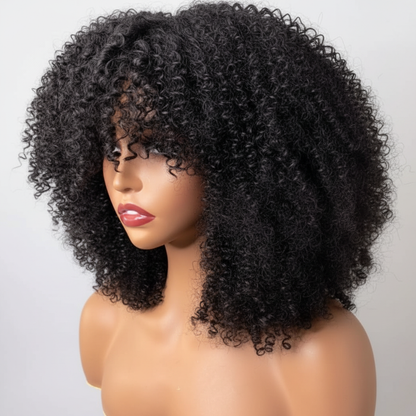 Fringe Curly Wig Side