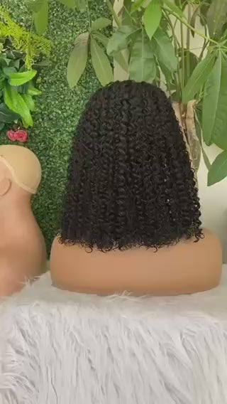 Lace Frontal curly bob